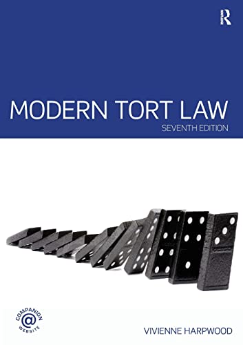 Modern Tort Law [Paperback]