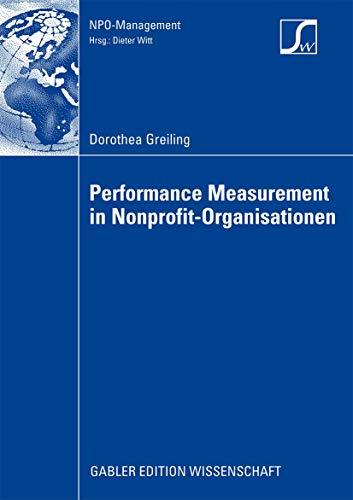 Performance Measurement in Nonprofit-Organisationen [Paperback]
