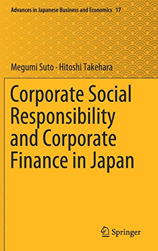 Corporate Social Responsibility and Corporate Finance in Japan [Hardcover]