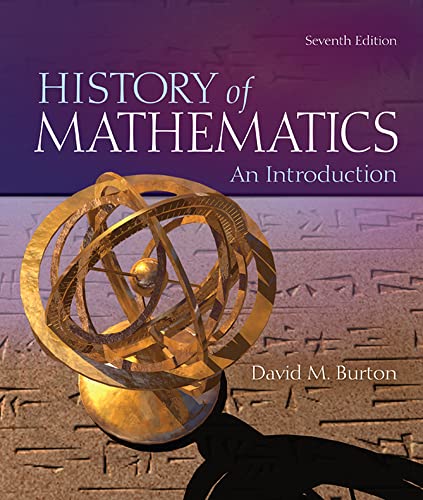 The History of Mathematics An Introduction [Hardcover]