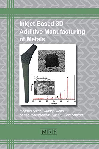 Inkjet Based 3d Additive Manufacturing Of Metals (materials Research Foundations [Paperback]