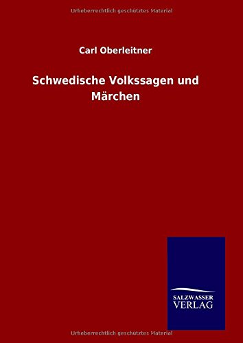 Schwedische Volkssagen Und Marchen (german Edition) [Hardcover]