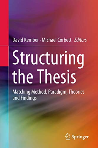 Structuring the Thesis Matching Method, Paradigm, Theories and Findings [Hardcover]