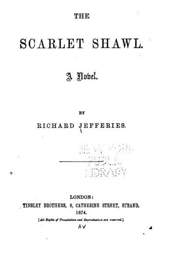 The Scarlet Shawl, A Novel [Paperback]