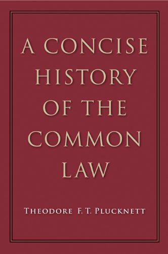 A Concise History Of The Common Law [Paperback]
