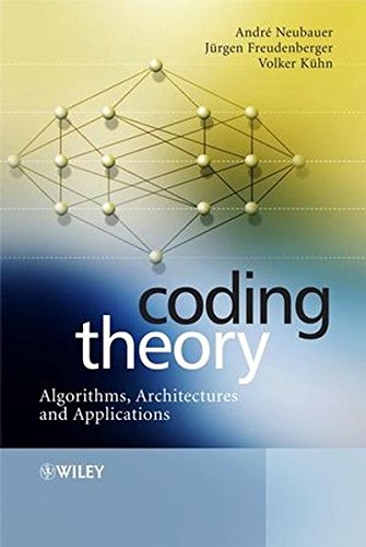 Coding Theory Algorithms, Architectures and Applications [Hardcover]