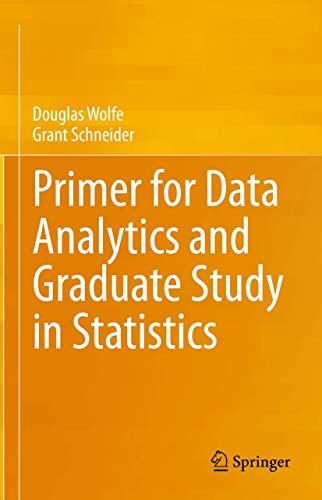 Primer for Data Analytics and Graduate Study in Statistics [Hardcover]
