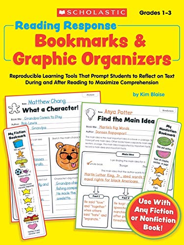 Reading Response Bookmarks & Graphic Organizers Reproducible Learning Tools [Paperback]