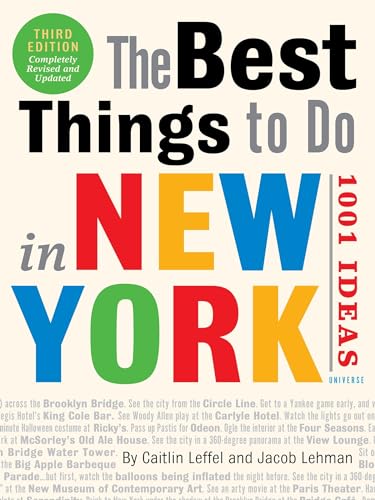 The Best Things to Do in New York 1001 Ideas 3rd Edition [Paperback]