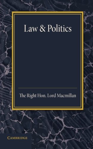 Law and Politics [Paperback]