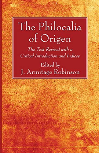 Philocalia of Origen [Paperback]