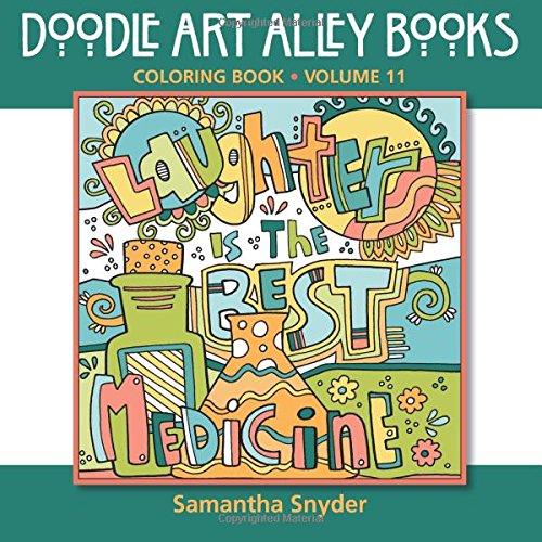 Laughter Is The Best Medicine Coloring Book (doodle Art Alley Books) (volume 11 [Paperback]
