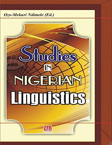 Studies In Nigerian Linguistics [Paperback]