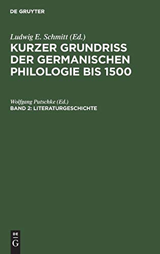 Kurzer Grundriss der Germanischen Philologie Bis, 1500 [Hardcover]