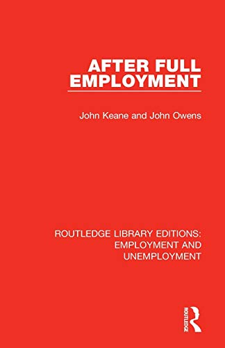 After Full Employment [Paperback]