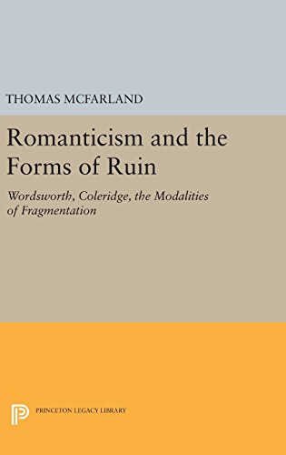 Romanticism and the Forms of Ruin Wordsworth, Coleridge, the Modalities of Frag [Hardcover]