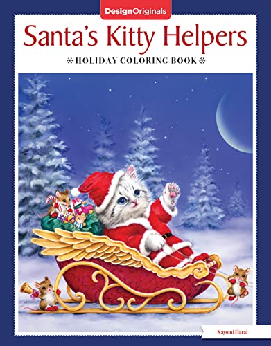 Santa's Kitty Helpers Holiday Coloring Book [Paperback]