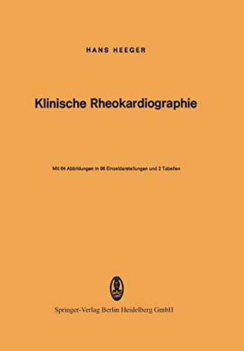 Klinische Rheokardiographie [Paperback]