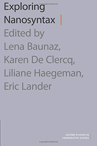 Exploring Nanosyntax [Paperback]