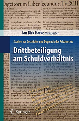Drittbeteiligung am Schuldverhltnis Studien zur Geschichte und Dogmatik des Pr [Paperback]
