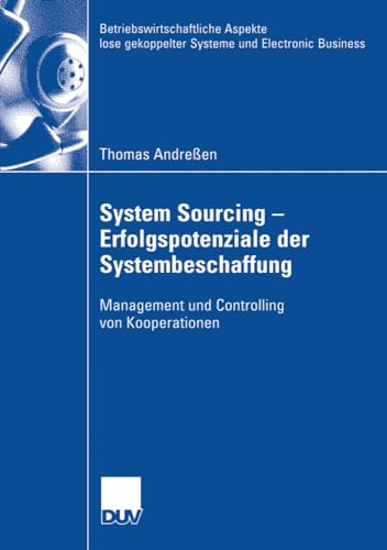 System Sourcing - Erfolgspotenziale der Systembeschaffung Management  und Contr [Paperback]