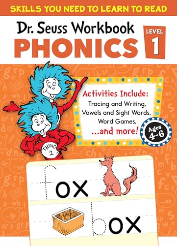 Dr. Seuss Phonics Level 1 Workbook A Phonics Workbook to Help Kids Ages 4-6 Lea [Paperback]