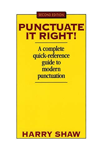 Punctuate It Right [Paperback]