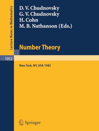 Number Theory A Seminar held at the Graduate School and University Center of th [Paperback]