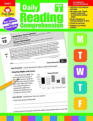 Daily Reading Comprehension, Grade 3 [Paperback]