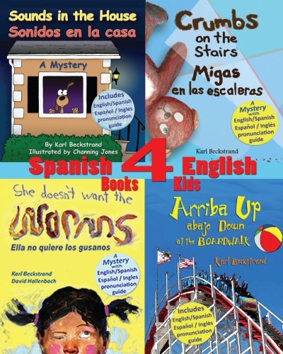 4 Spanish-English Books For Kids [Paperback]