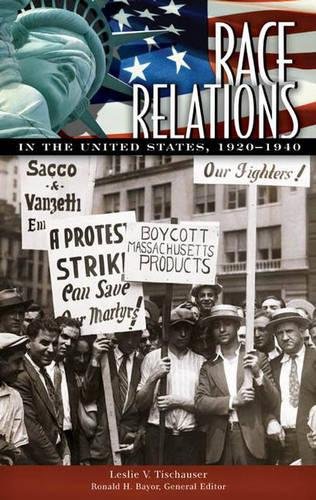 Race Relations In The United States, 1920-1940 [Hardcover]