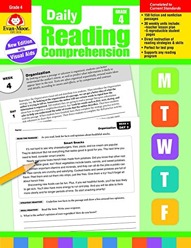 Daily Reading Comprehension, Grade 4 [Paperback]