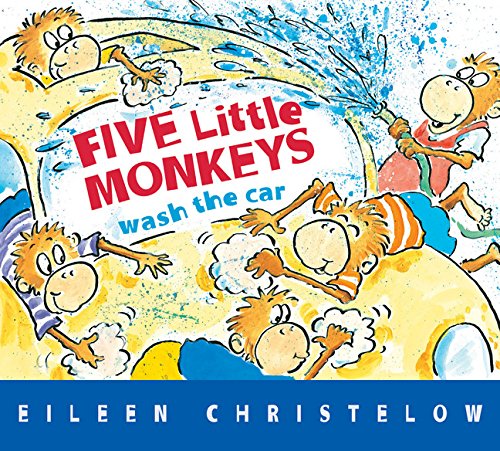 Five Little Monkeys Wash the Car [Board book]