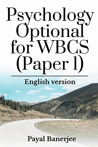 Psychology Optional For Wbcs (Paper 1)