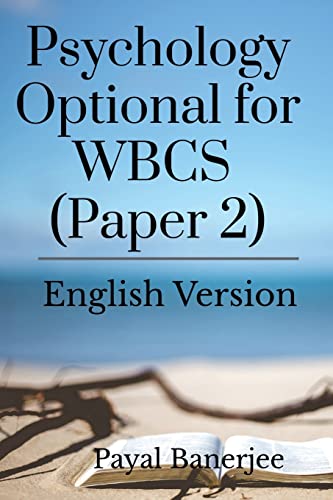 Psychology Optional For Wbcs (Paper 2)