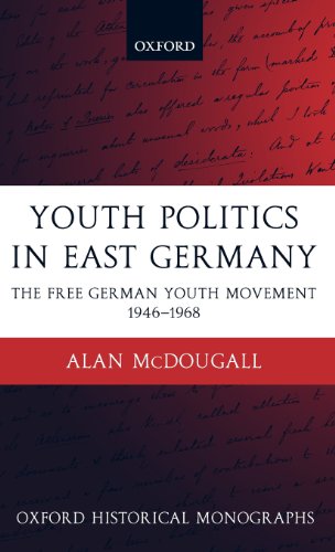 Youth Politics in East Germany The Free German Youth Movement 1946-1968 [Hardcover]