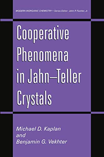 Cooperative Phenomena in JahnTeller Crystals [Paperback]