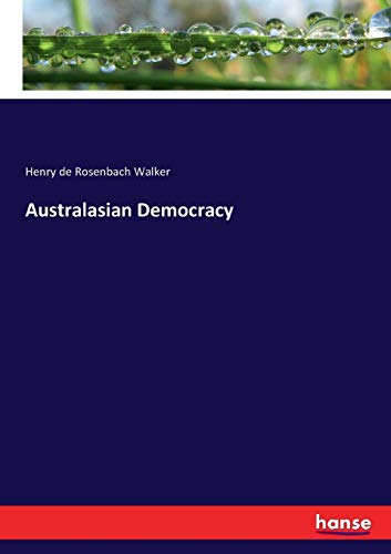 Australasian Democracy [Paperback]