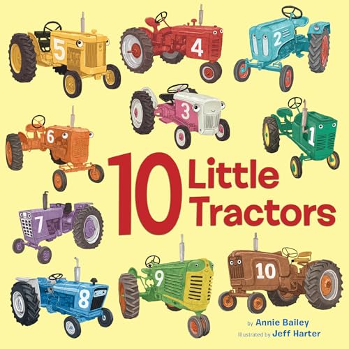 10 Little Tractors [Board book]