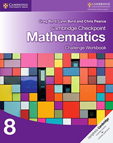 Cambridge Checkpoint Mathematics Challenge Workbook 8 [Paperback]