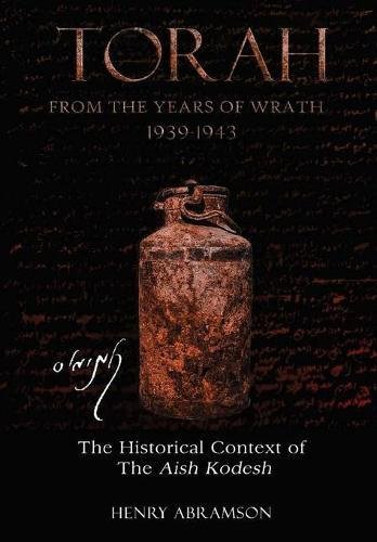 Torah from the Years of Wrath [Hardcover]