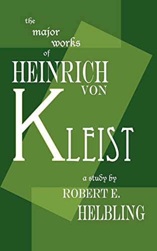 Heinrich Von Kleist The Major Works (new Directions Books) [Paperback]