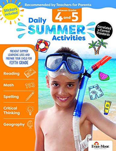 Daily Summer Activities  Moving from 4th Grade to 5th Grade, Grades 4-5 [Paperback]