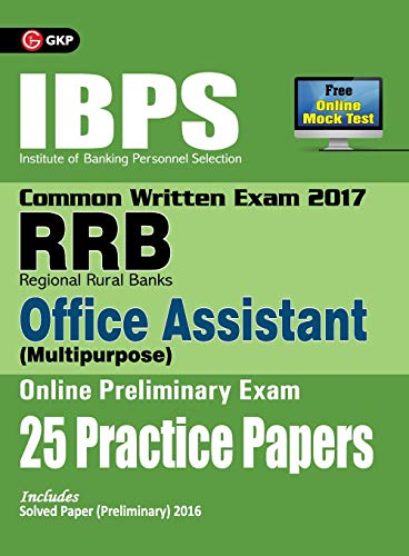 Ibps Rrb-Cwe  Office Assistant (Multipurpose) Preliminary 25 Practice Papers 201