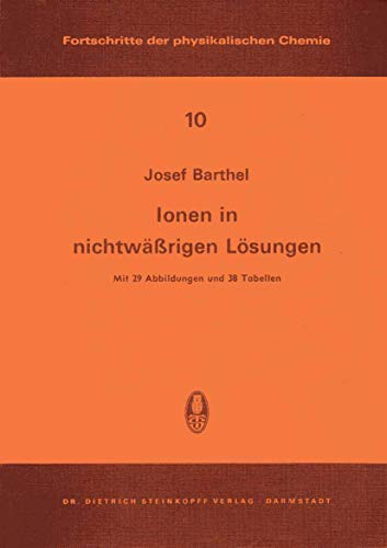 Ionen in Nichtwssrigen Lsungen [Paperback]