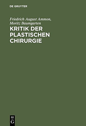 Kritik der Plastischen Chirurgie [Hardcover]