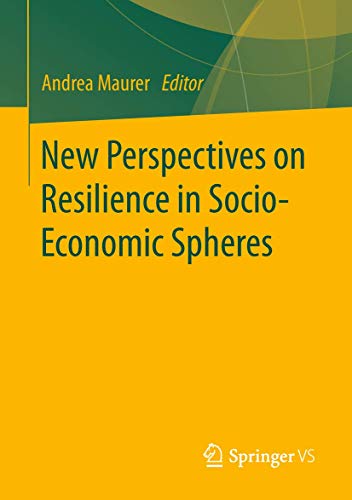New Perspectives on Resilience in Socio-Economic Spheres [Paperback]