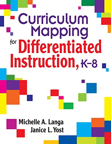 Curriculum Mapping for Differentiated Instruction,  K-8 [Paperback]