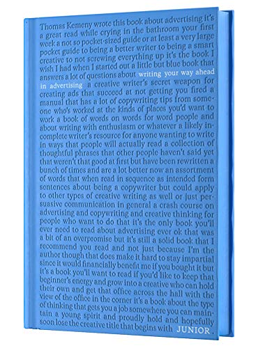 Junior Writing Your Way Ahead In Advertising [Hardcover]