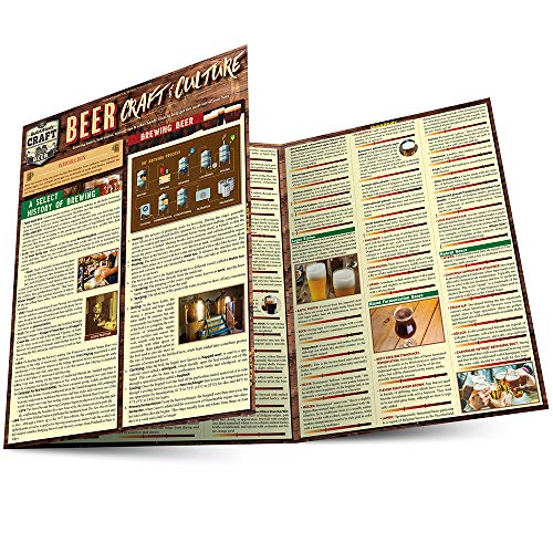 Beer - Craft &amp Culture QuickStudy Laminated Reference Guide to Brewing, Ing [Fold-out book or cha]